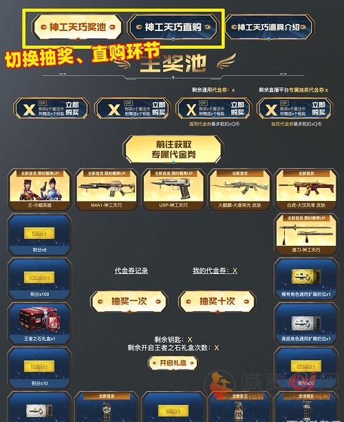 CF神工天巧套装获取攻略揭秘