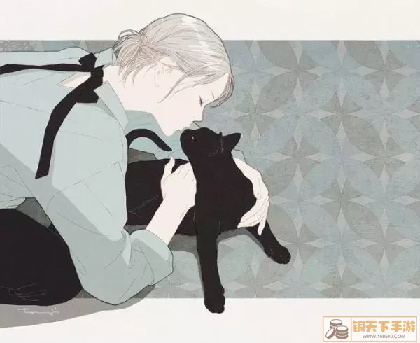 少女与猫  ethereal 成像 精美壁纸