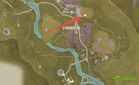 无限暖暖小石树花田商人位置详细解析